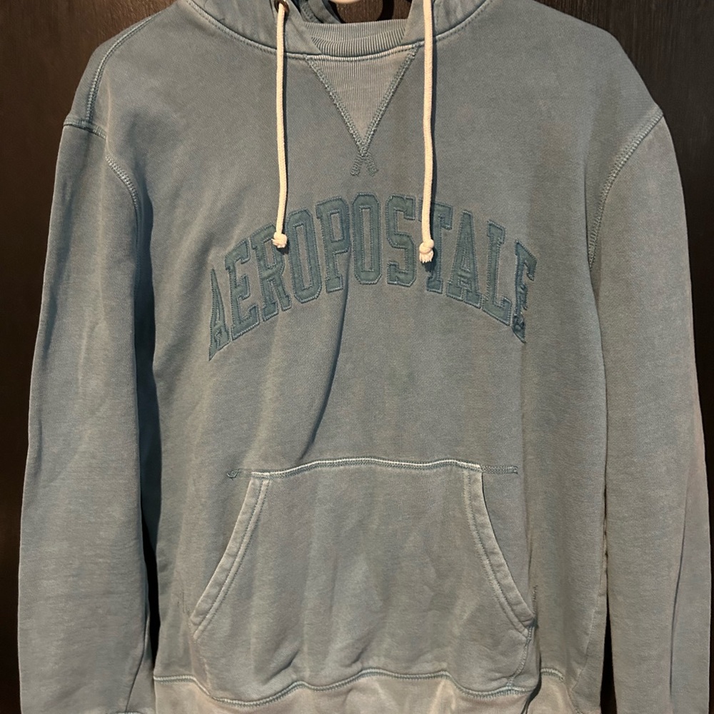 Sky Blue 𝔞𝔢𝔯𝔬𝔭𝔬𝔰𝔱𝔞𝔩𝔢 Hoodie